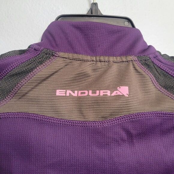 NWT Endura Cycling Jersey Hummvee Adult Med Purple Short Sleeve Rear Pocket - Picture 7 of 11